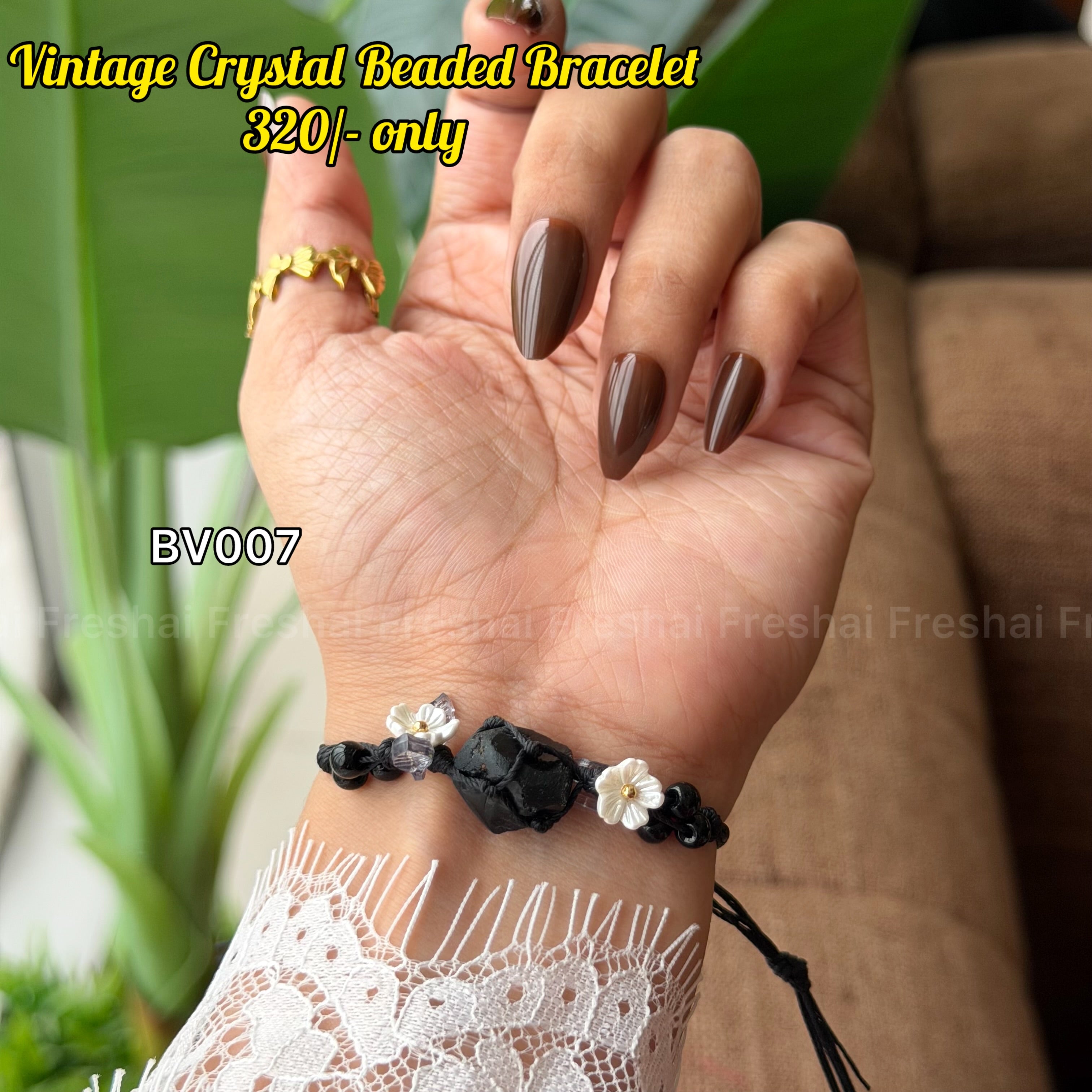 Blossom Macrame Vintage Bracelet