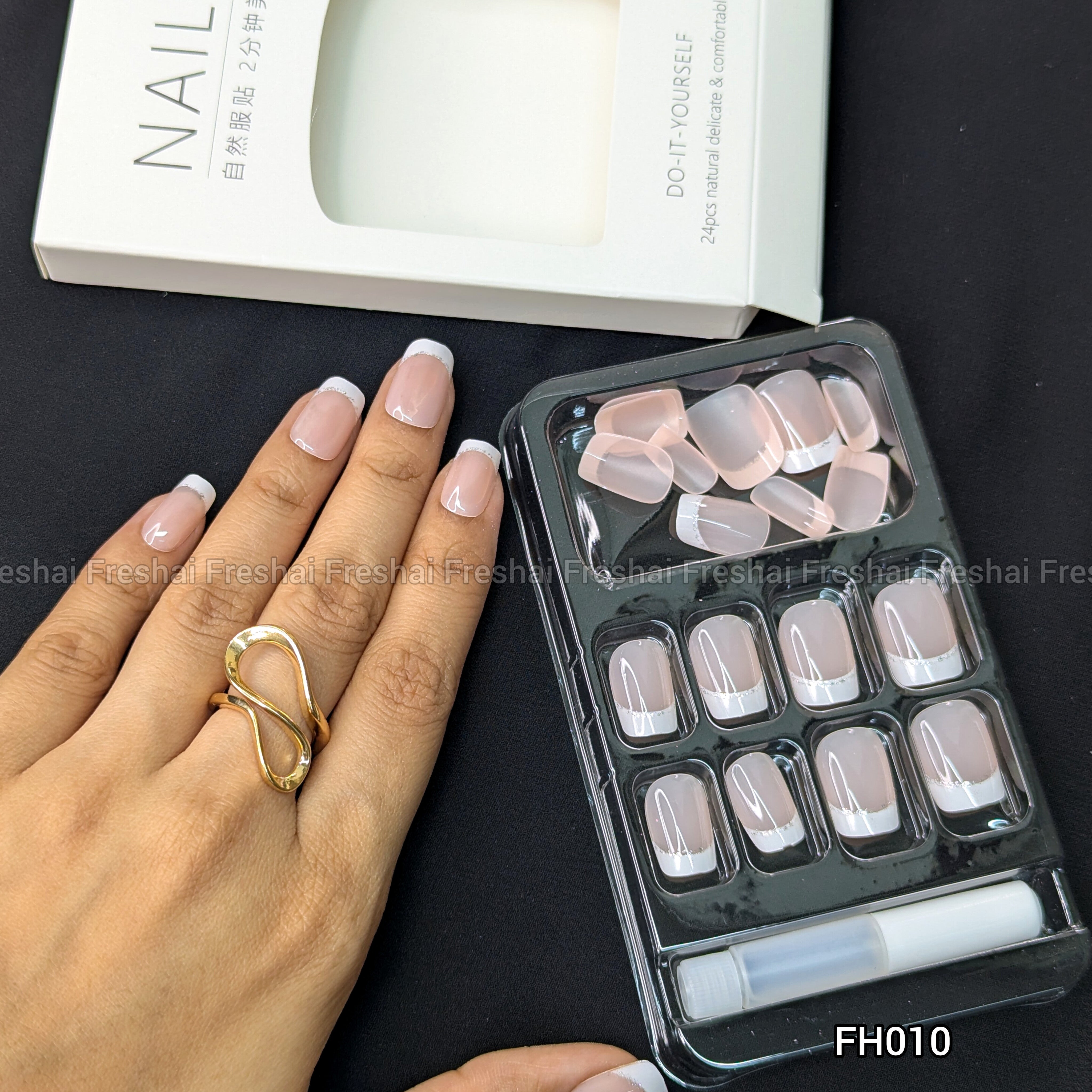 French Style Press On Nails