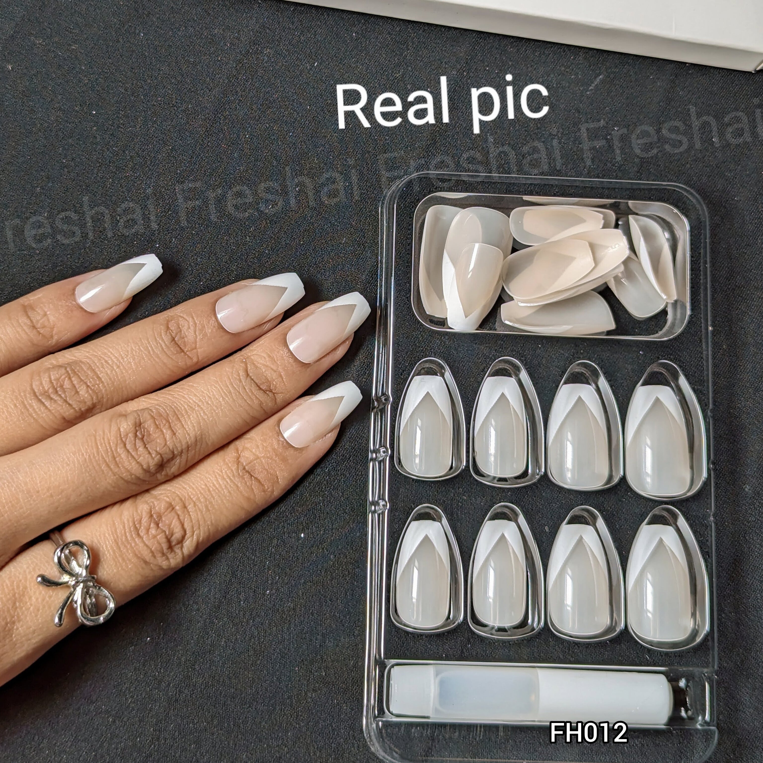 Square French Press On Nails