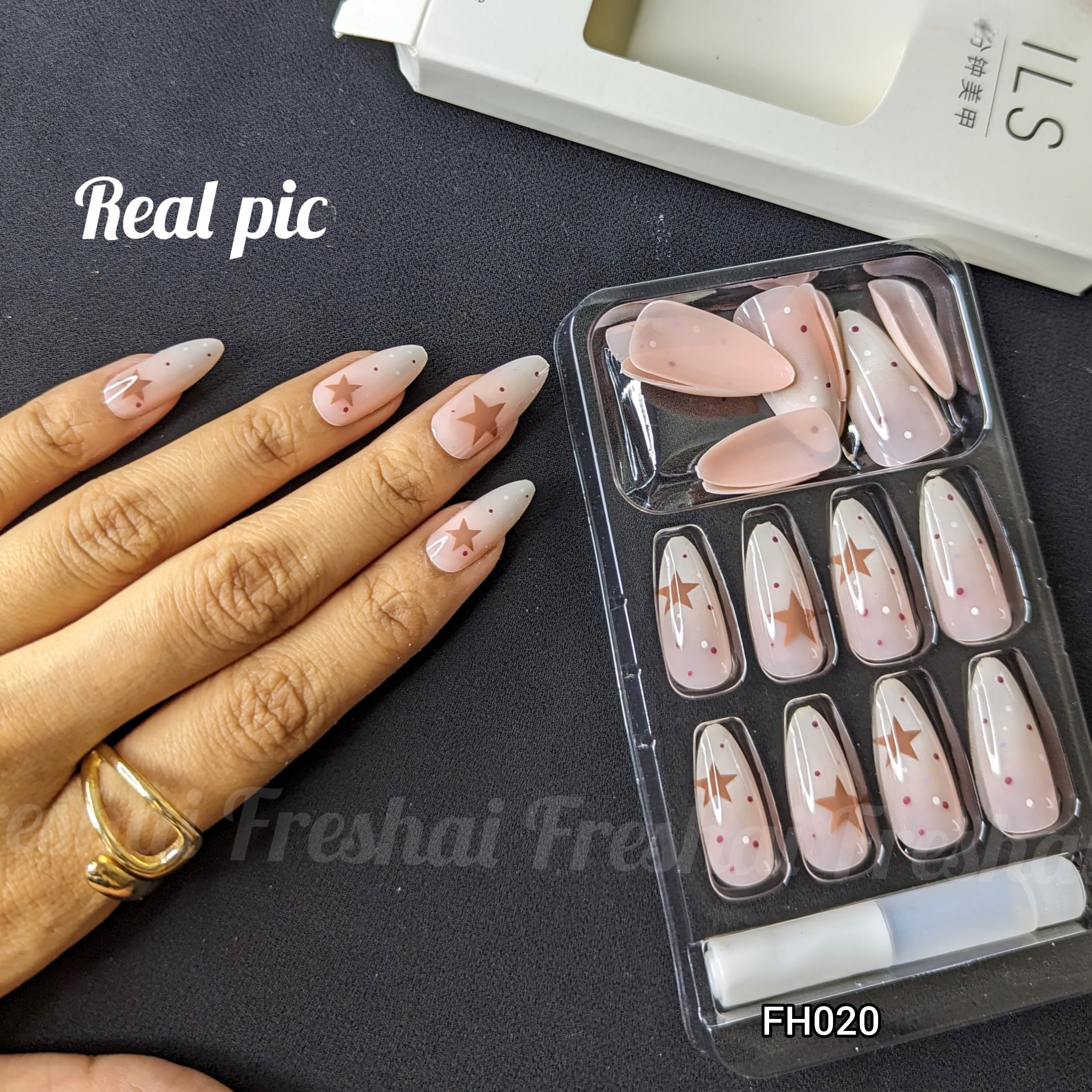 Star Ombre Press On Nails