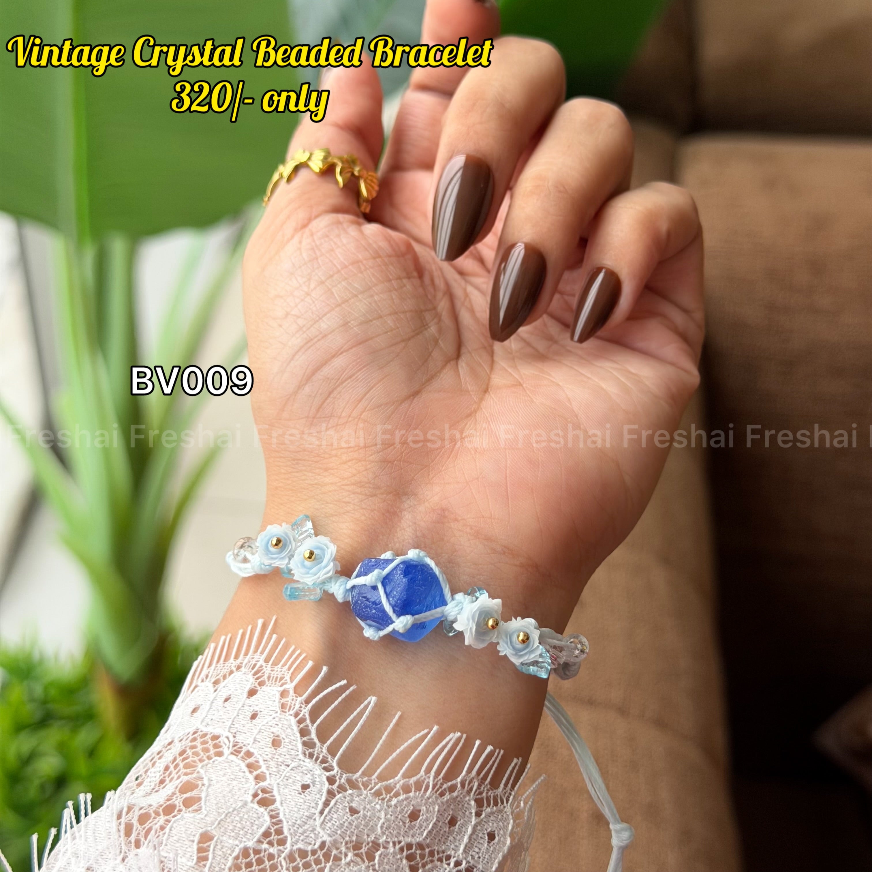 Ocean Breeze Blossom Vintage Bracelet