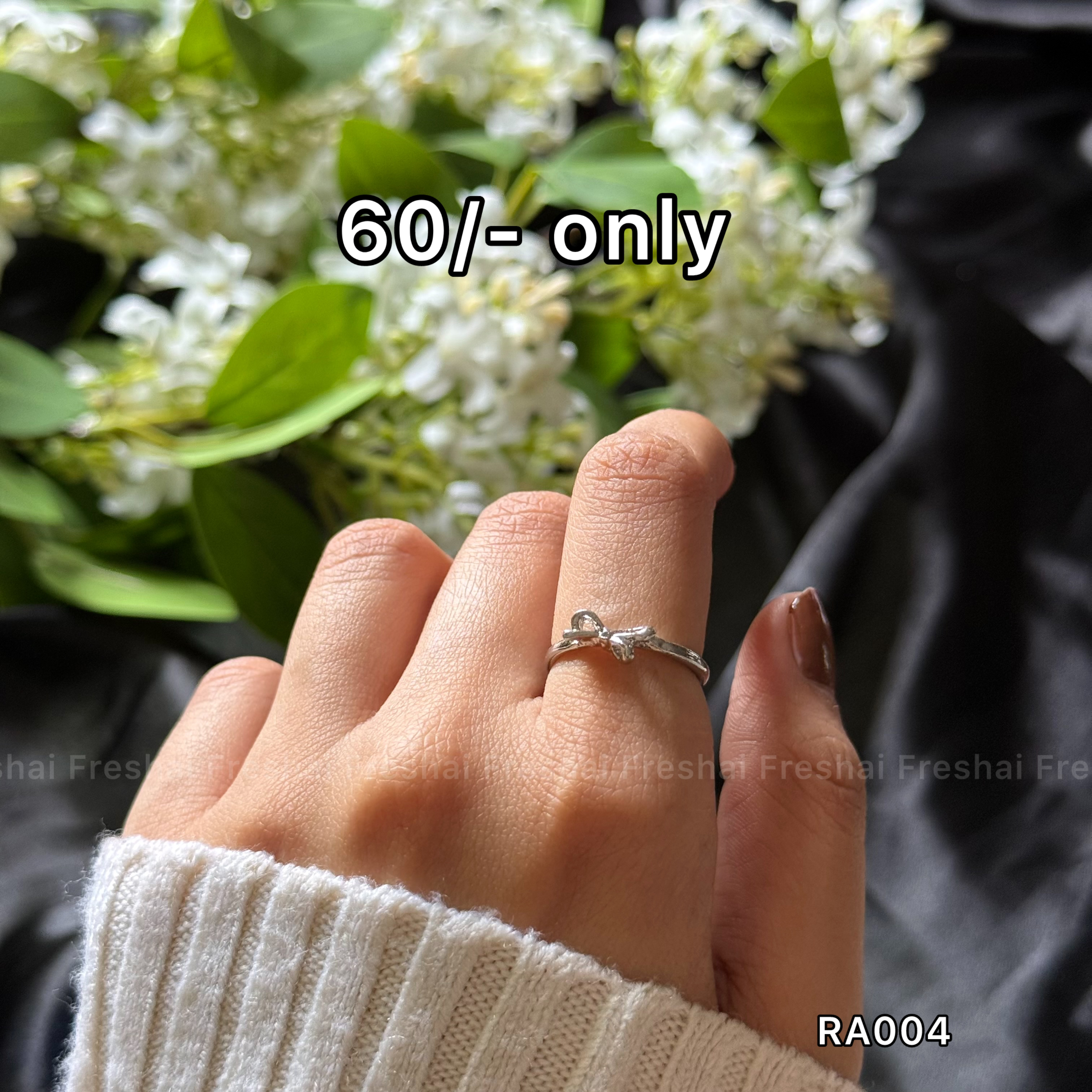 Dainty Tied Knot Bow Ring