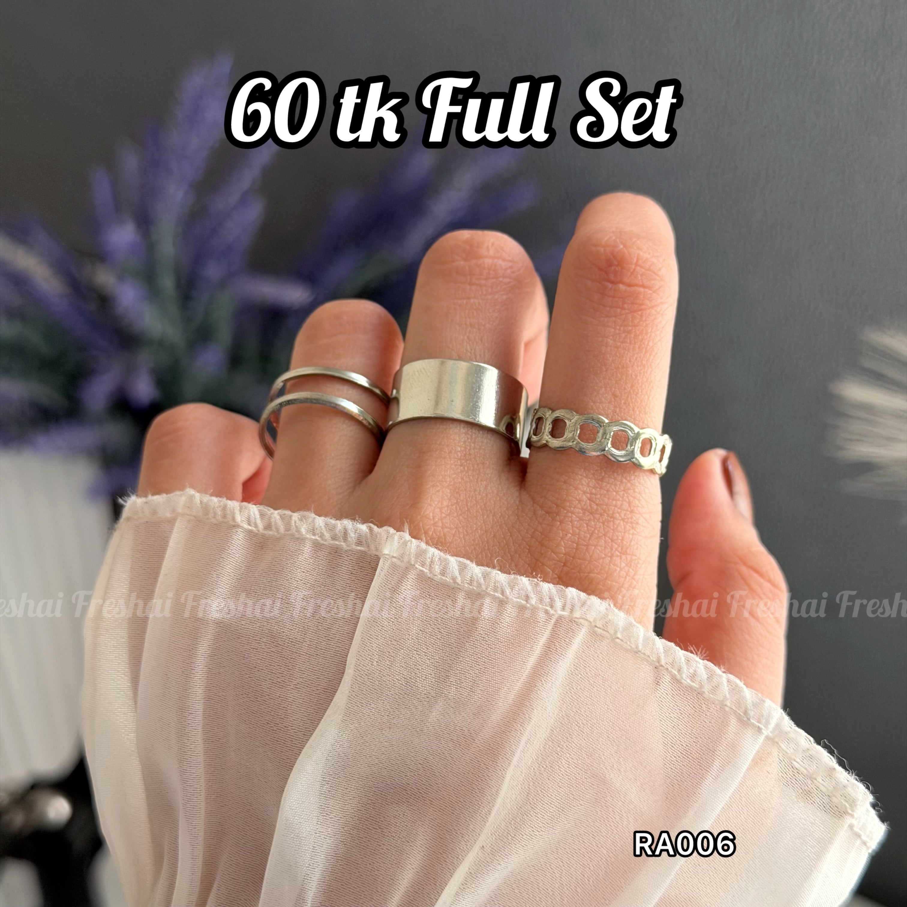 Minimalist Stackable Ring Set (3pcs)