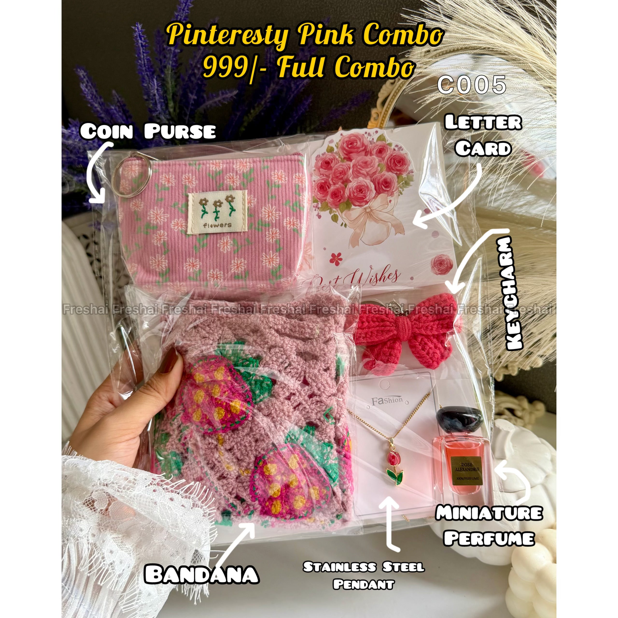 Pinteresty Pink Combo Set