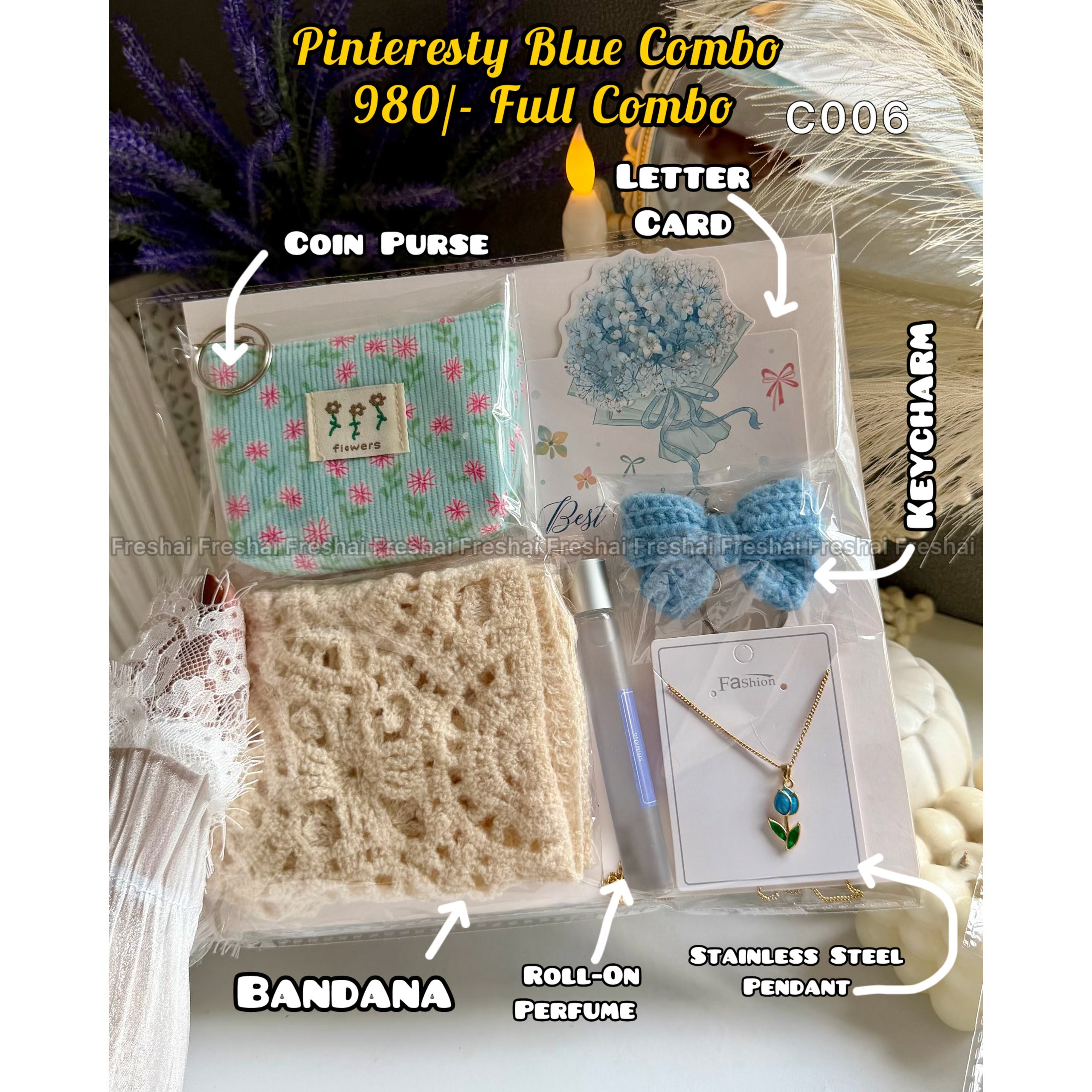 Pinteresty Blue Combo Set