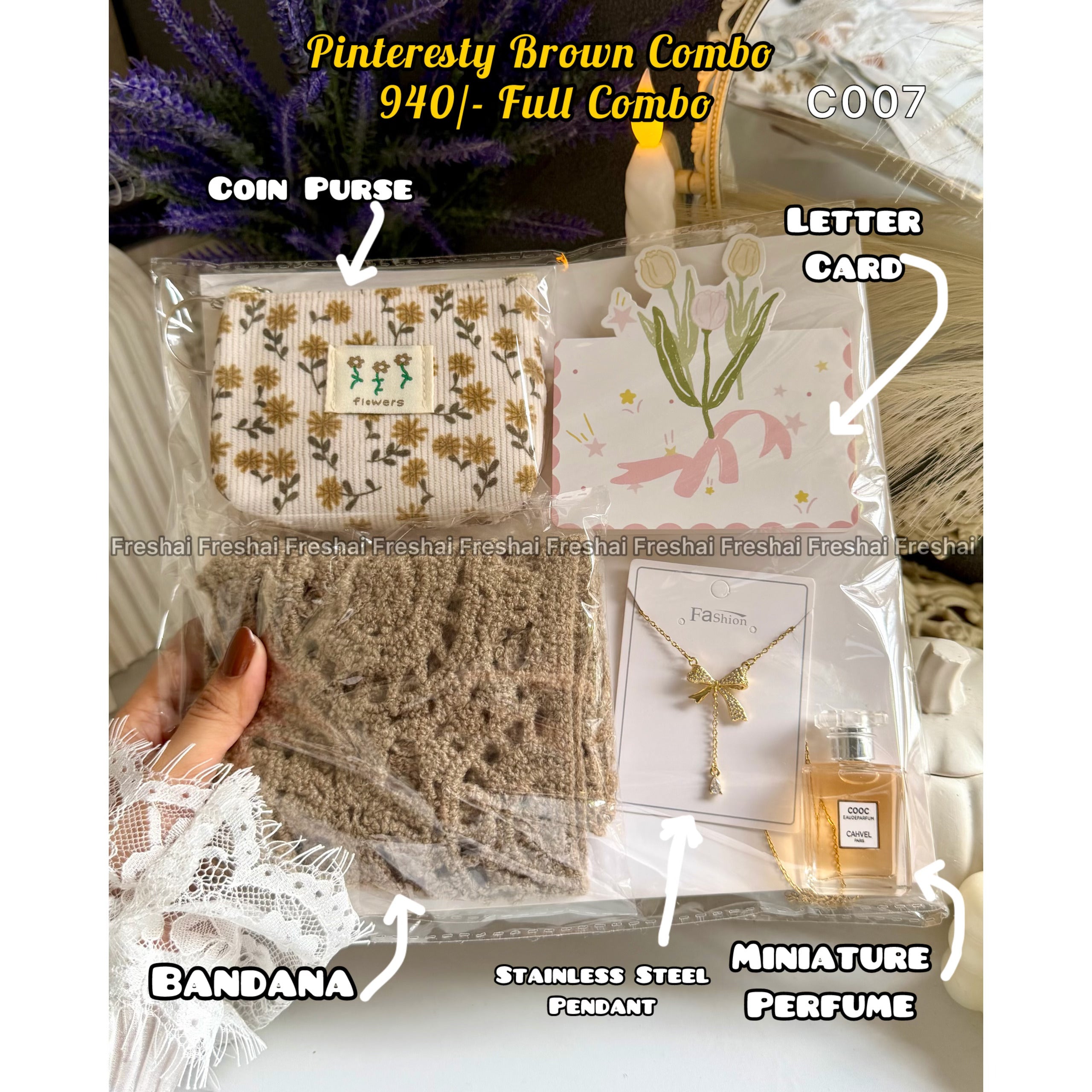 Pinteresty Brown Combo Set