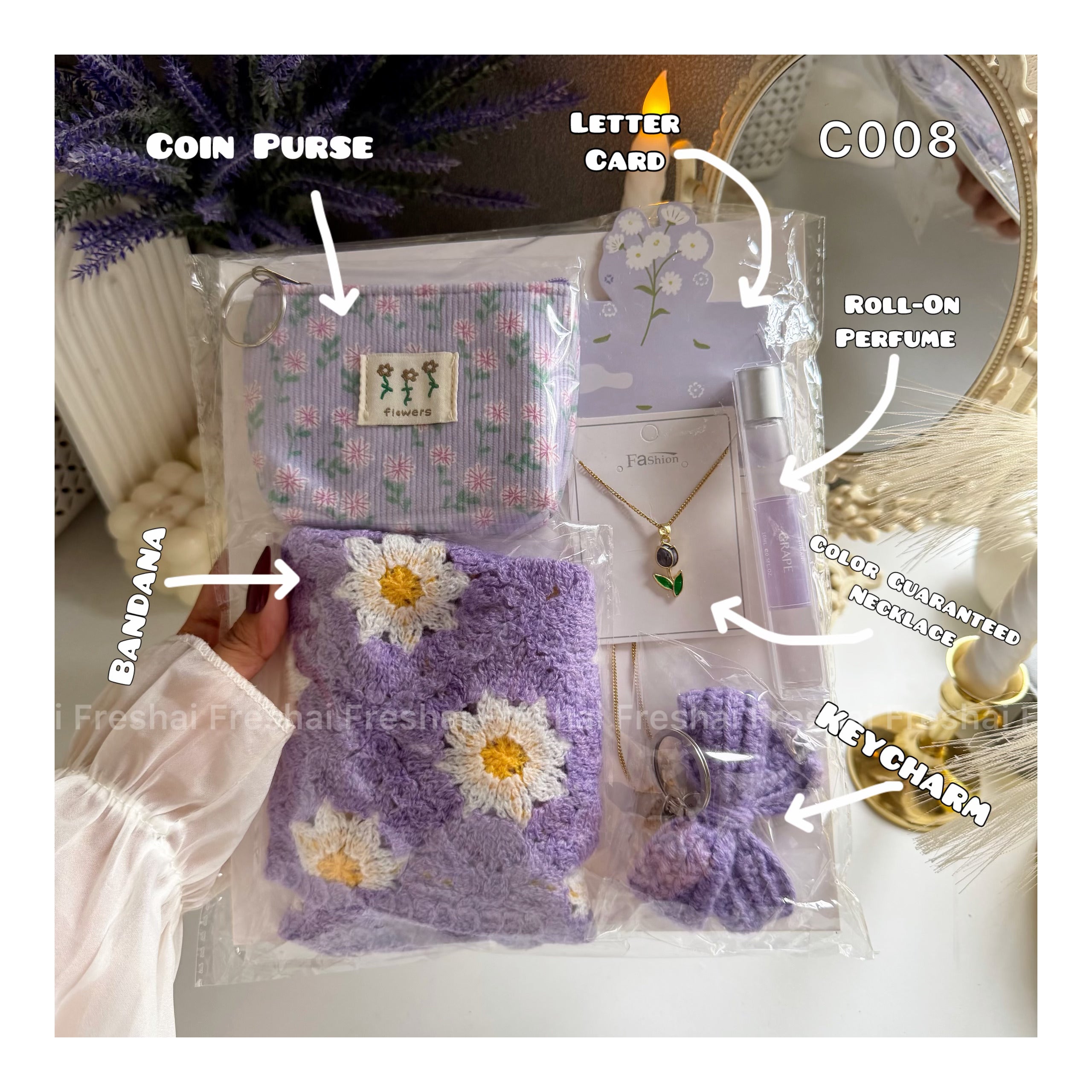 Pinteresty Purple Combo Set