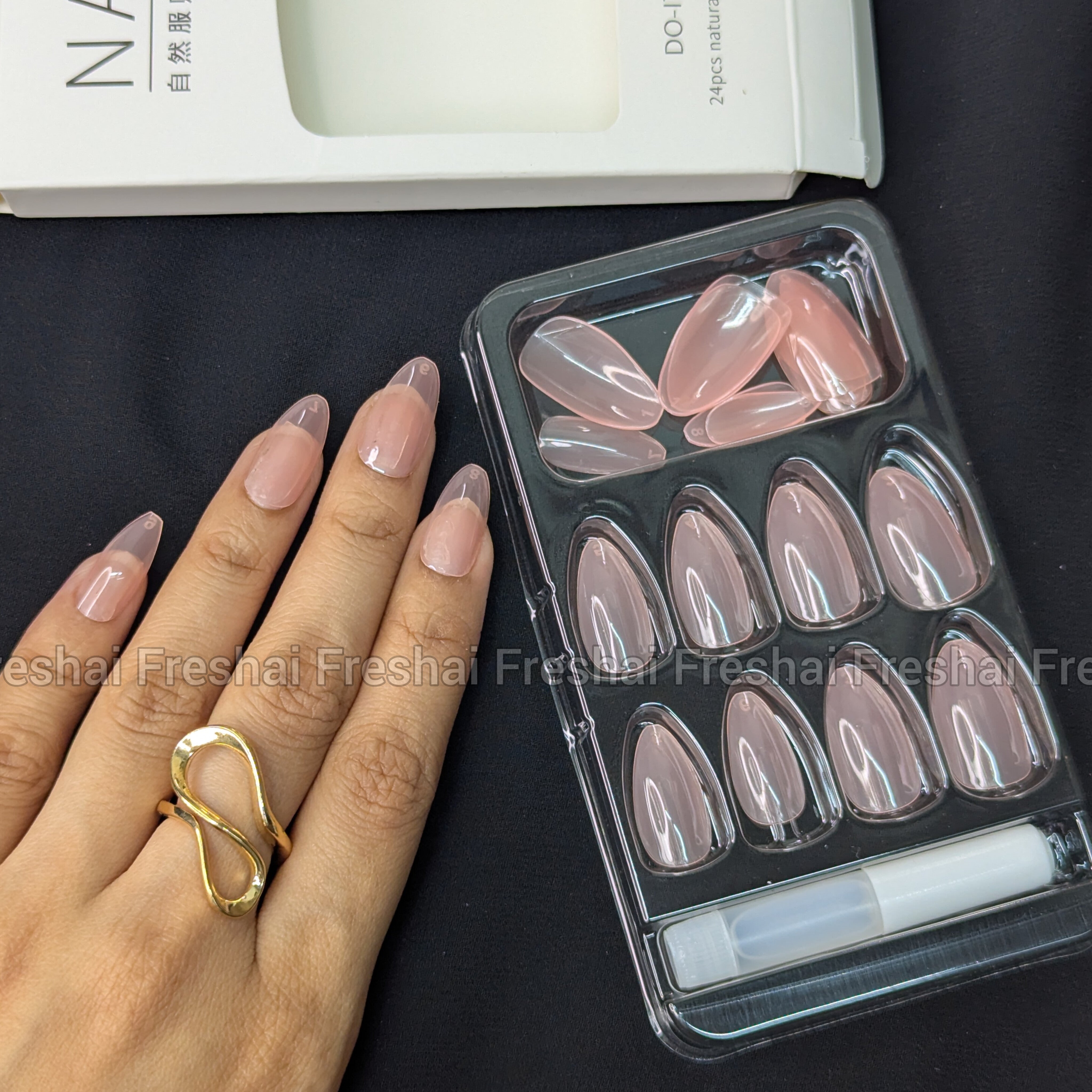 Autumn Nude Press On Nails