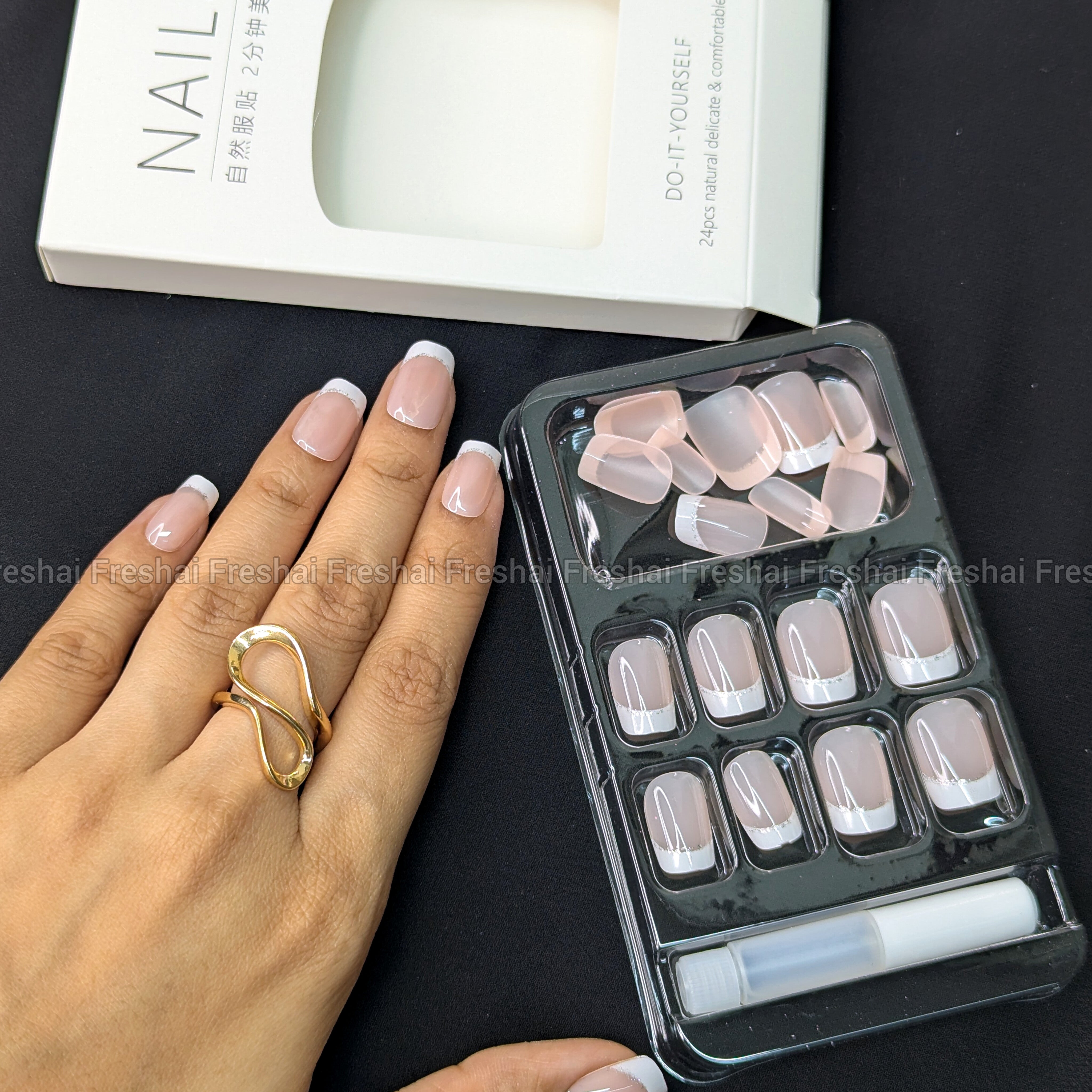 French Style Press On Nails