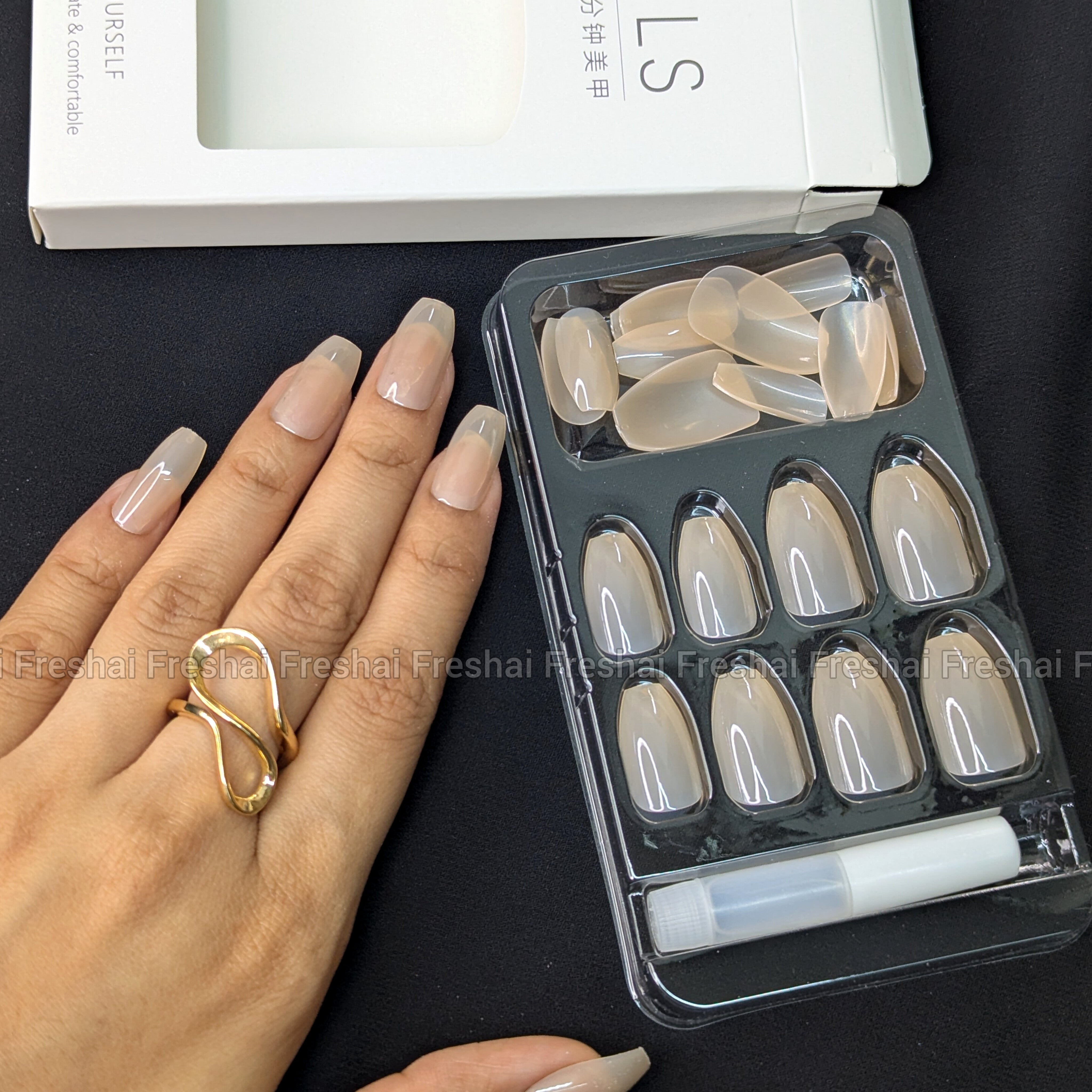 Almond Ombre Nail Set
