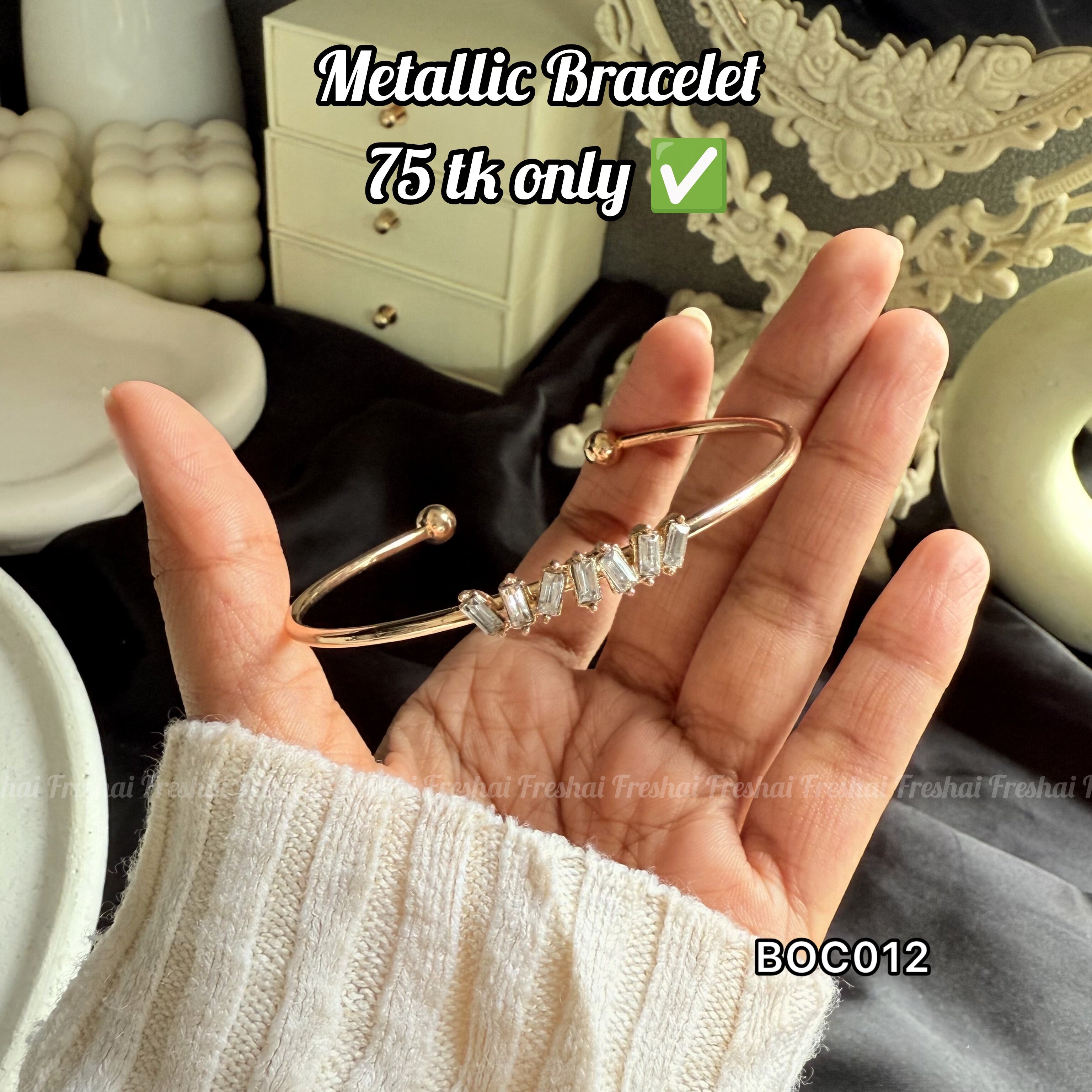 Crystal Metallic Bracelet