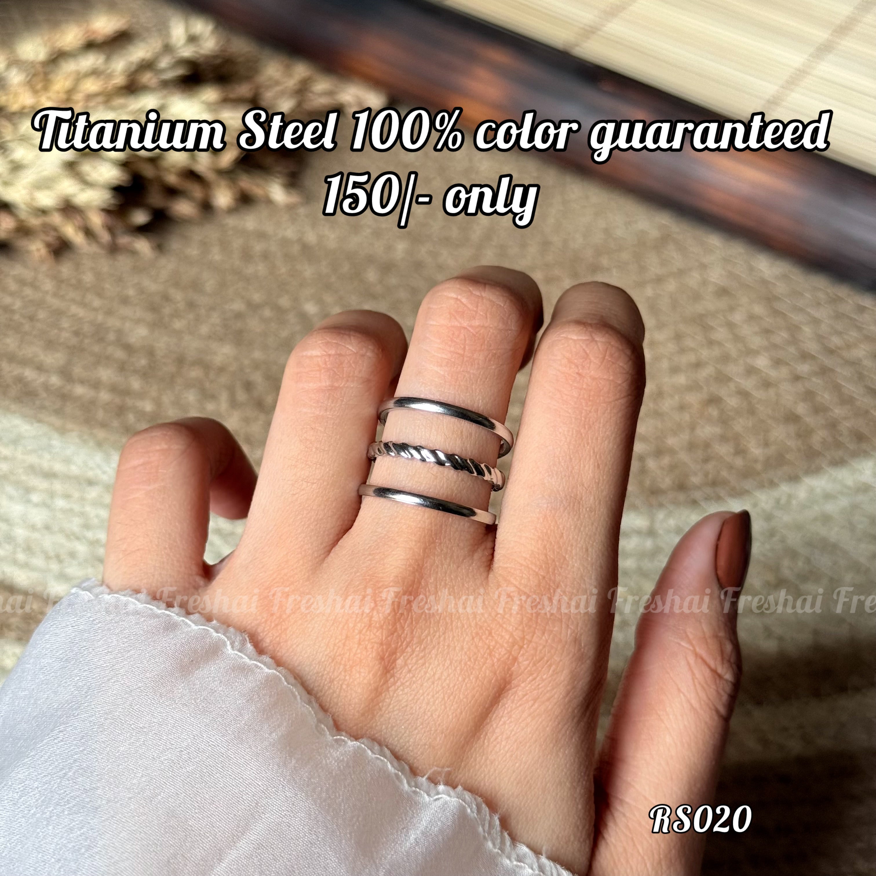 Triple-Layer Stainless Steel Ring