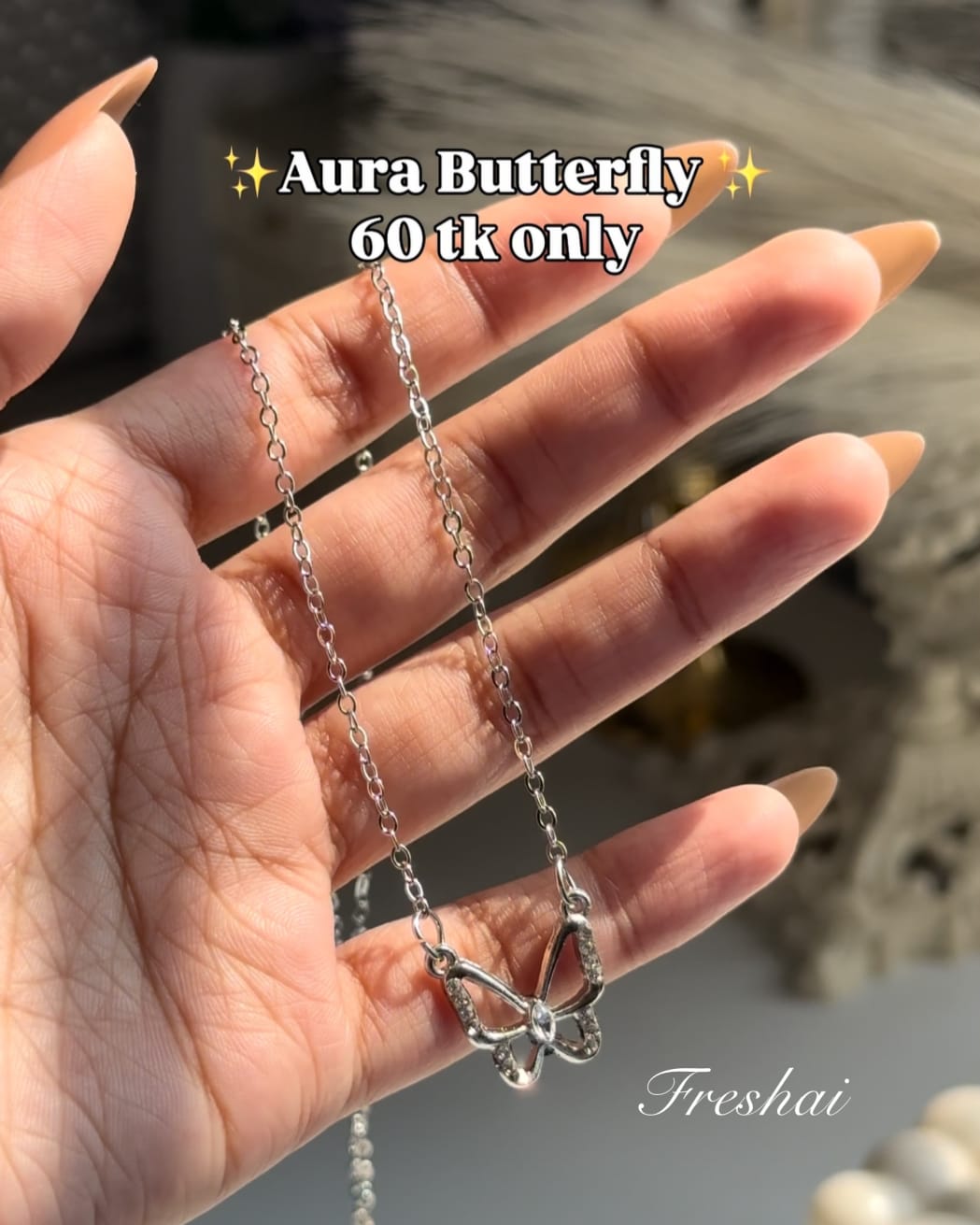 Aura  Butterfly Pendant