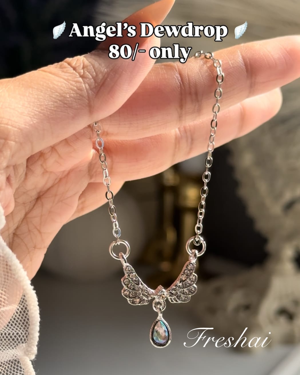 Angel's Dewdrop Pendant