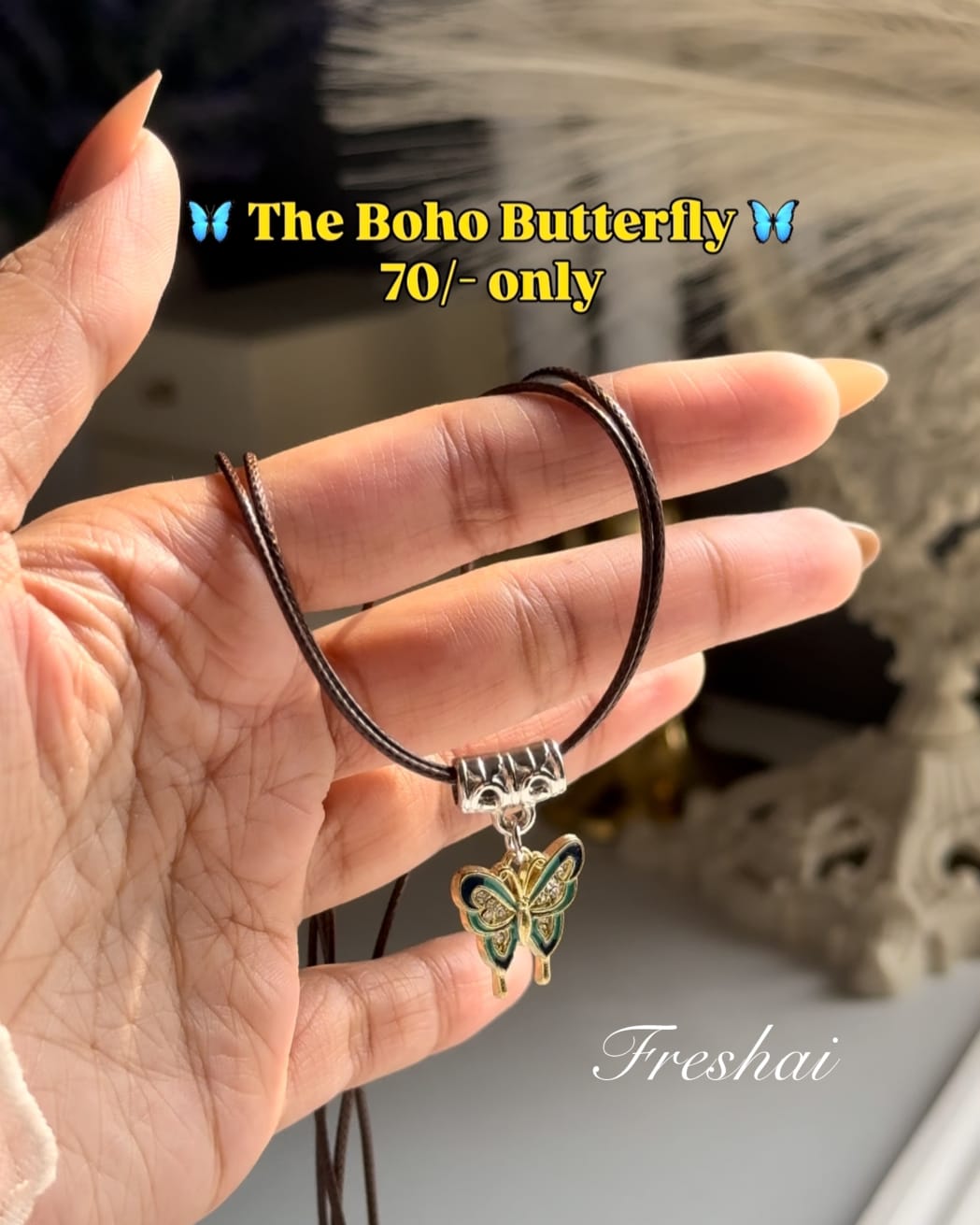 The Boho Butterfly Pendant