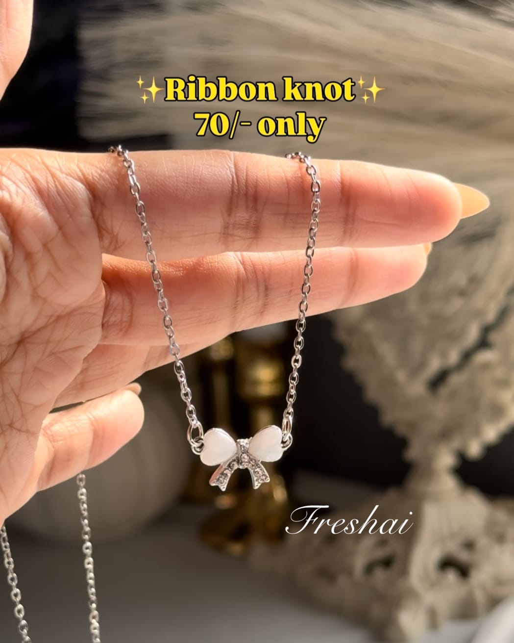 Ribbon Knot Pendant