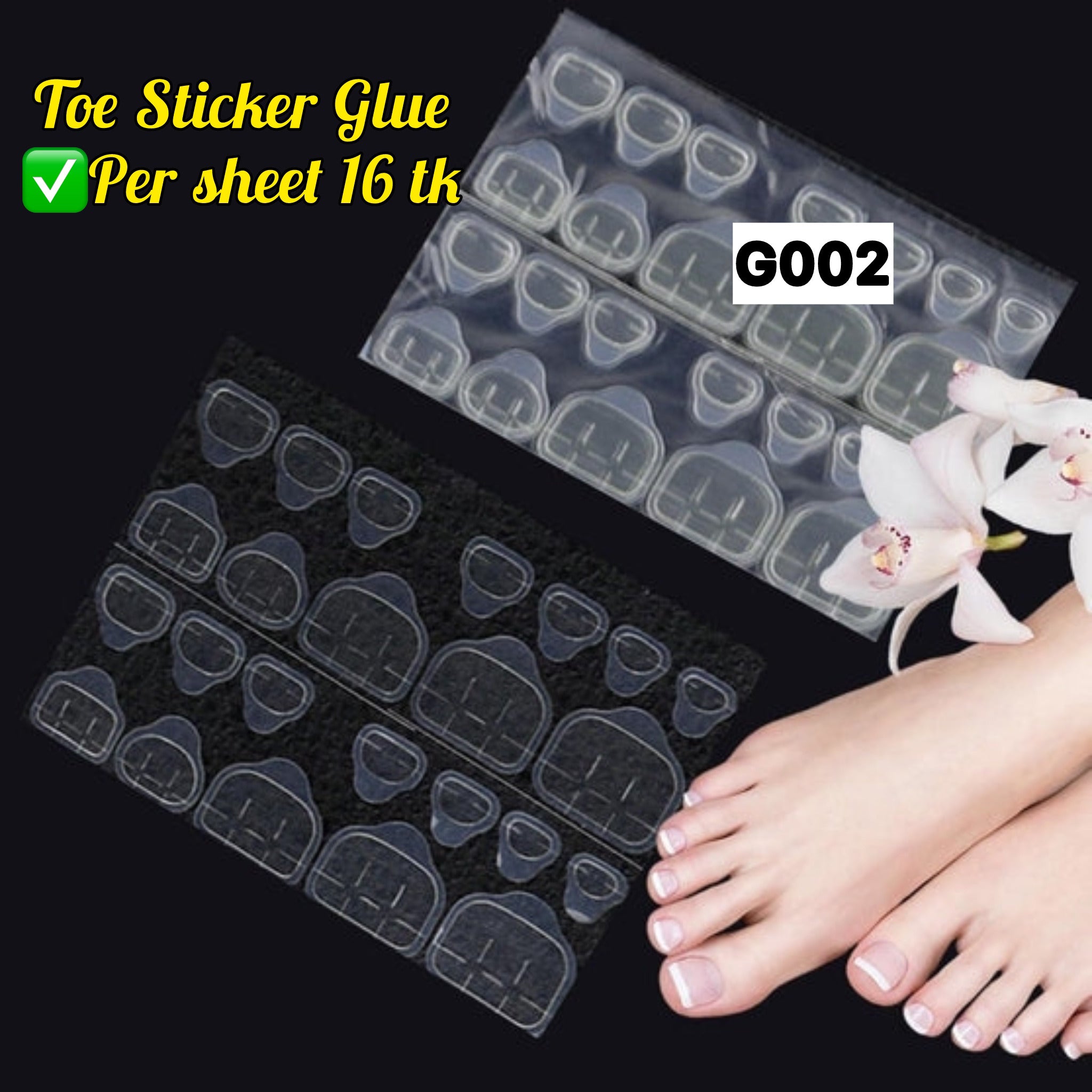 Toe Nail Adhesive Sticker Glue