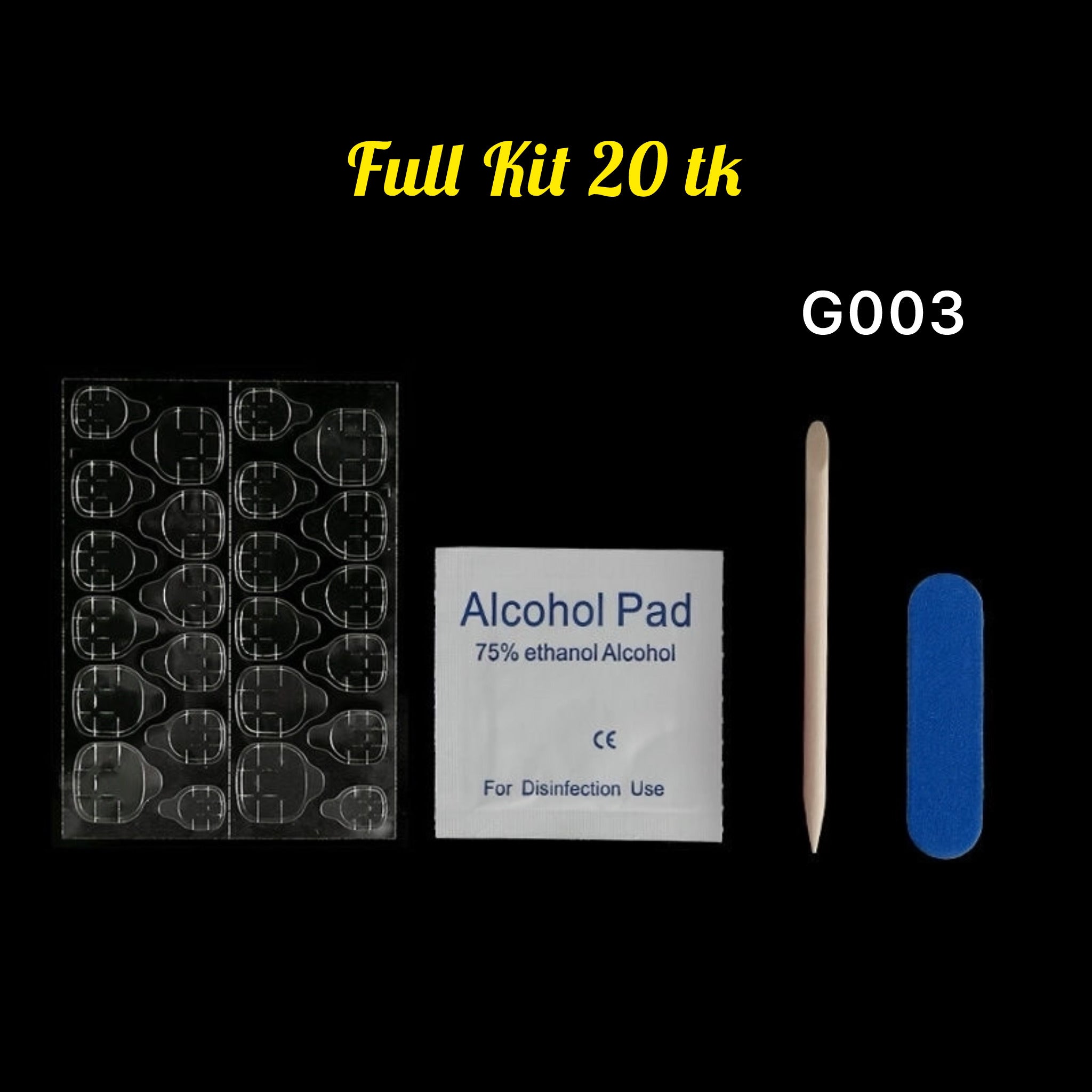 Nail Adhesive Full Application Kit