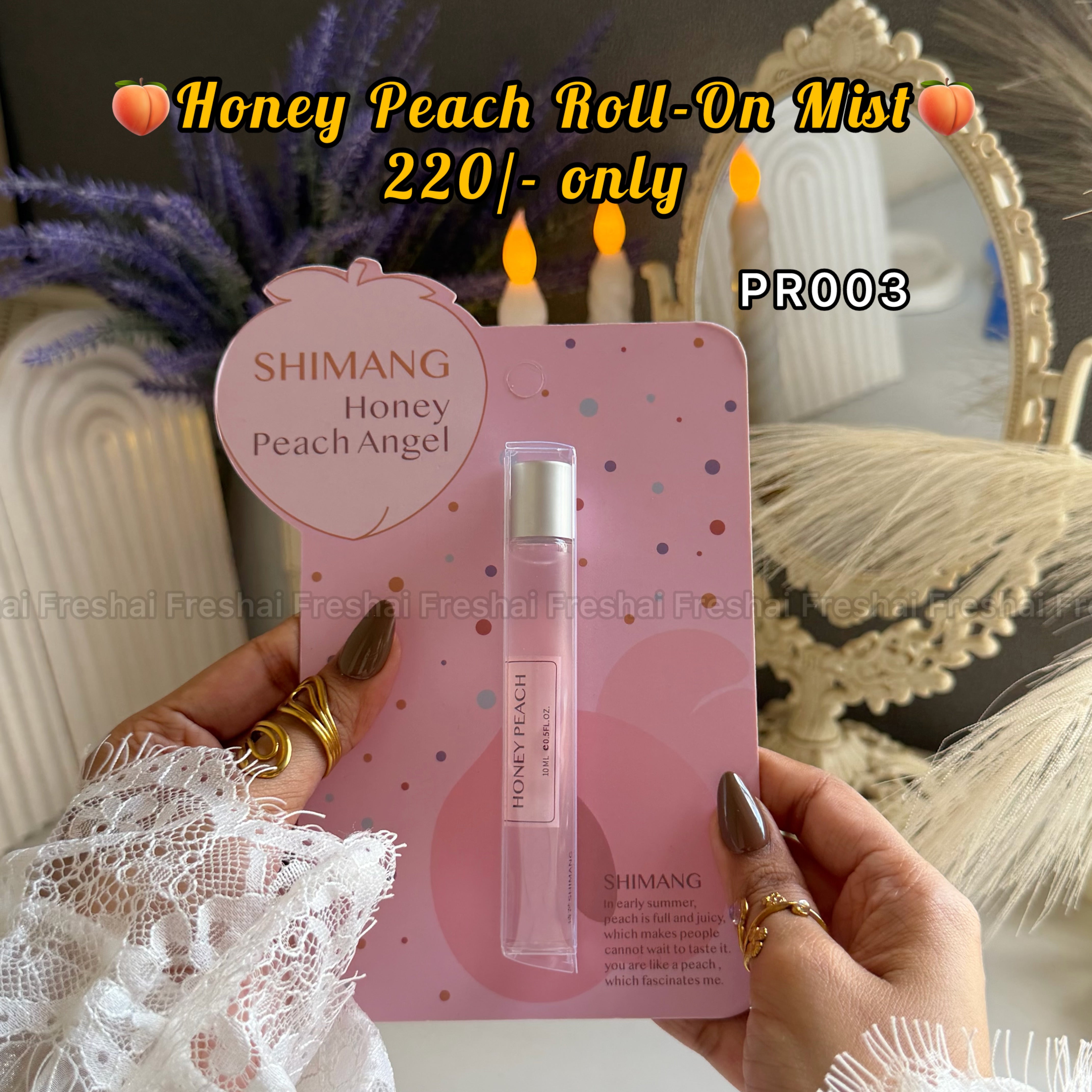Honey Peach Roll-On Mist (10ml)
