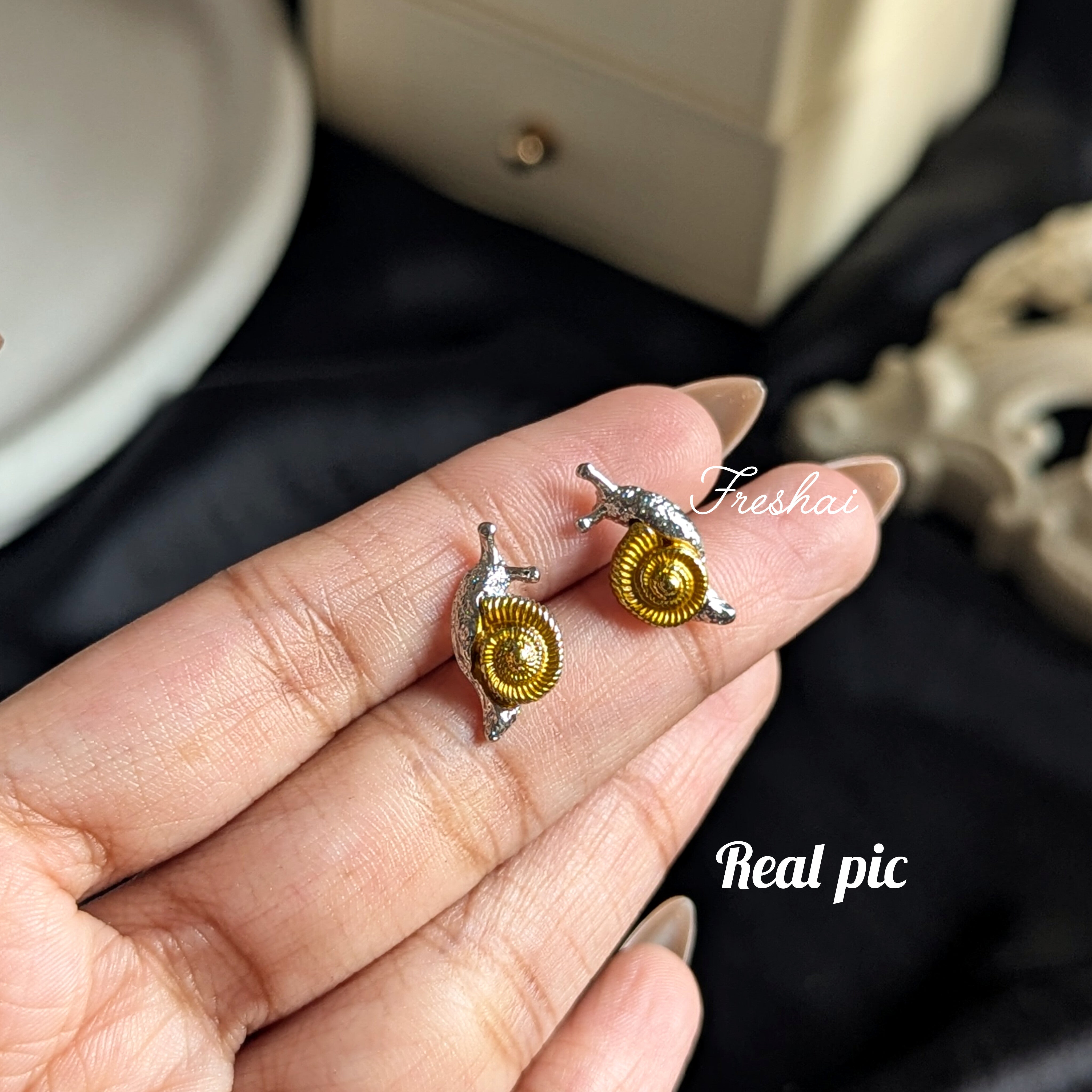 Snail Stud Earrings