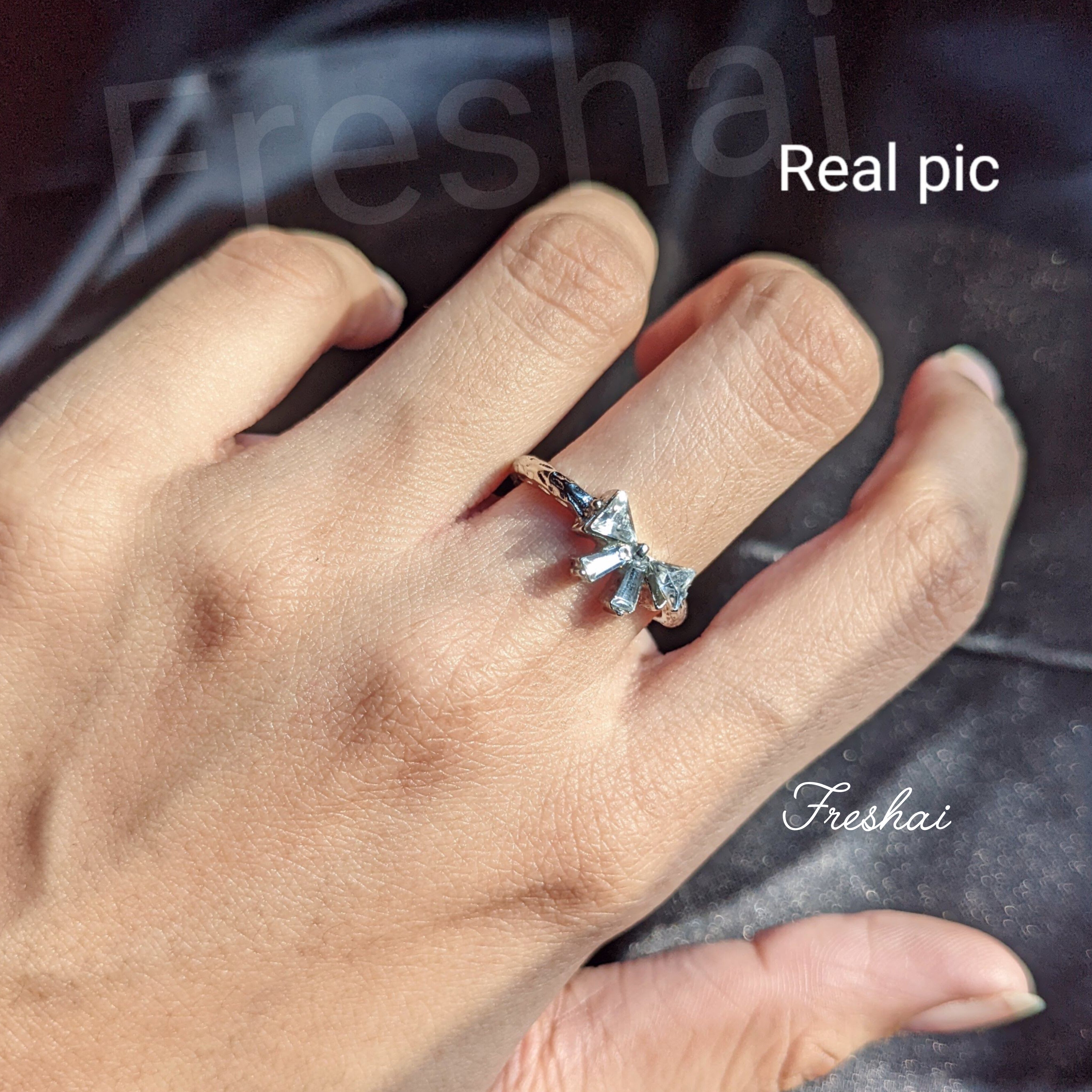 Crystal Bow Ring