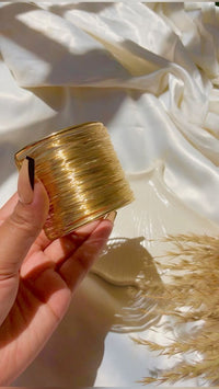 Wires Open Cuff Bracelet