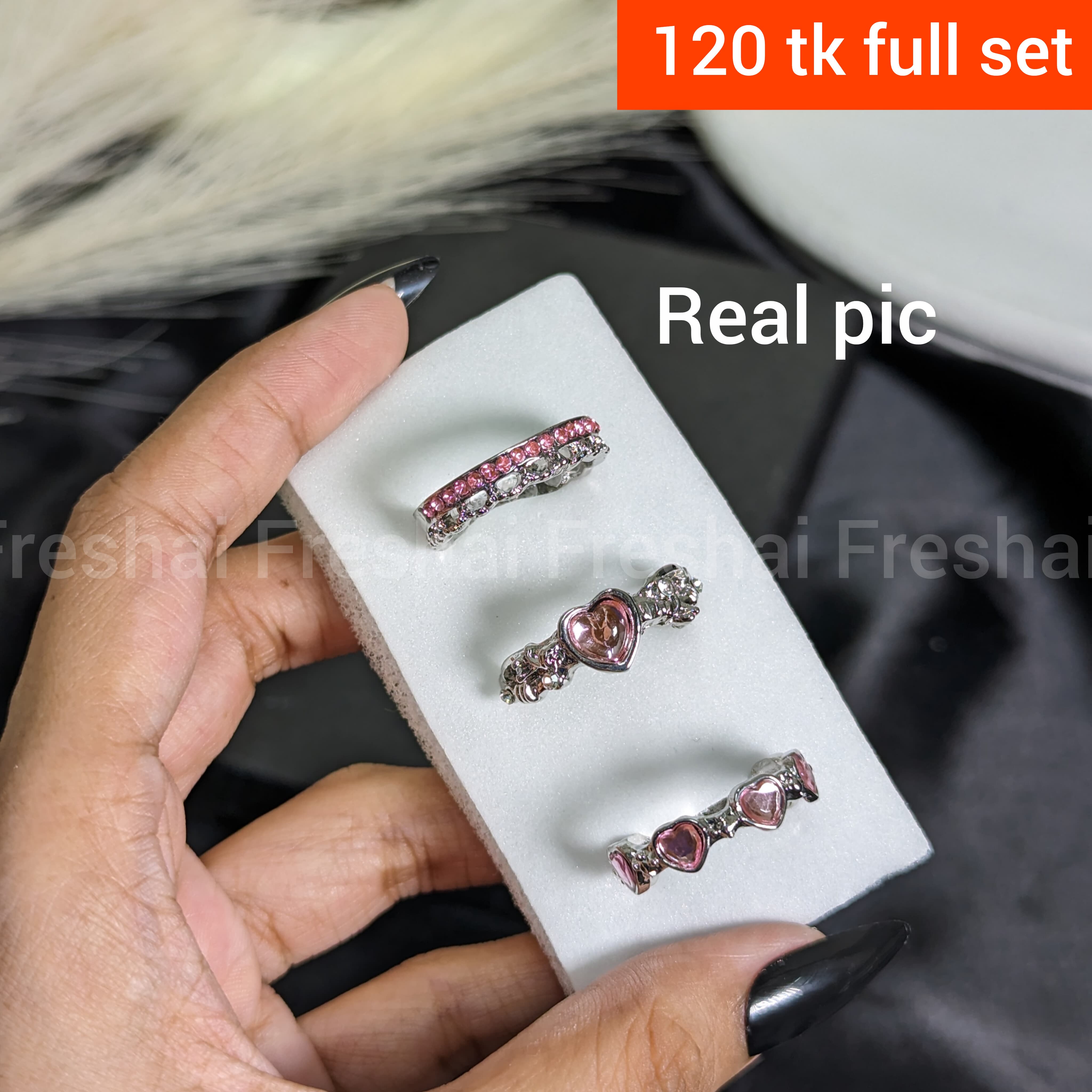 Heart Ring Trio
