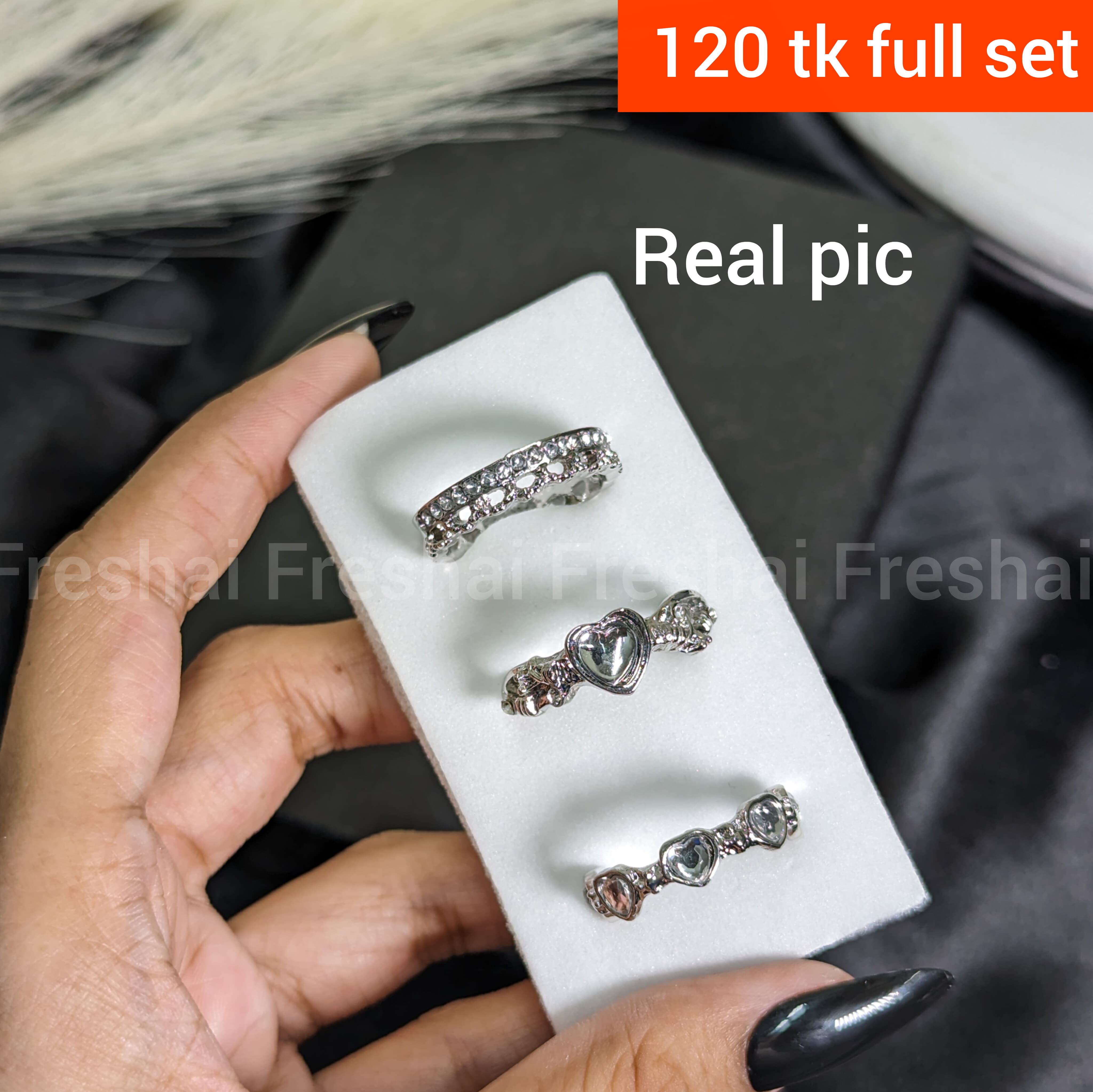 Heart Ring Trio